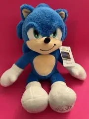Build A Bear Sonic The Hedgehog 3 PLUSH Sonic Stuffed NEW WITH TAGS