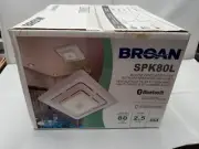 Broan SPK80L 80 CFM Ventilation Fan W/ Speaker And Led Light New