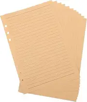 NAMOARLY 80 Sheet Paper Notebook Inserts A5 Ruled Paper for Journal Study Planner Dotted Grid Notebooks