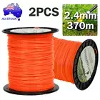 2 Pack Trimmer Line 2.4mm x 370M Whipper Snipper Cord Brush Cutter Brushcutter