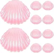 Homoyoyo Shells Candy Box Sea Shell Chocolate Box Party Favor for Jewelry Wedding Birthday Shower Decorations Pink 9.10X7.70X4.50CM