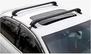 Universal Car Lockable Aluminum Alloy Shark Style Cross Bar SUV Luggage Rack Offroad Roof Bar Compatible for Car