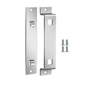 1Sets Bird House Hanger Bracket Stable Rust Proof Galvanized Steel Bird House Mounting Bracket for Securing Bird Houses Silver