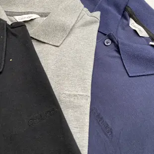 Calvin Klein CK 男版 POLO衫 短T 刺繡LOGO 短袖上衣 情侶裝 黑白灰三色 現貨