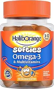 Kids vitamins Omega-3 and Multivitamin Orange Softies 30s
