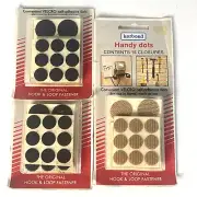 Vintage Korbond Velcro Handy Dots 3 Packs of 15 New Old Stock Hook & Loop