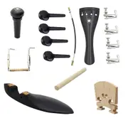15pcs 4/4 Violin Fiddle Parts Accessories Including Tailpiece
