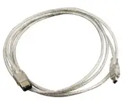 6 to 4 Pin IEEE 1394 Firewire iLink Adapter Cable 3 FT Converter PC MAC DV c15