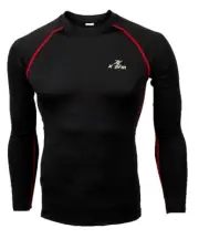 XPRIN XP100 Series Base Layer Compression Long Sleeve Sports Wear UV 97.5% SZ L