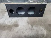 Universal Dual 6.5" Speaker and Super Tweeter Enclosure Box Pod