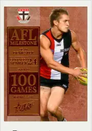 2012 Select AFL Champions Milestone Foil Card MG54 Sean Dempster (St. Kilda)