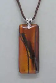 Tiger's Eye 2 Sided Oblong Cabochon Pendant W/Bail, 79 Carats 50 X 20 X 8 MM