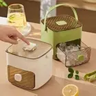 Large Capacity Ice Cube Mold 48-grid Ice Cube Maker Refrigerator Storage