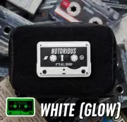 Notorious EDC “It’s All Good” Cassette Tape Patch - White Glow in the Dark
