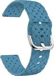 [ISOUDE] 20mm Soft Watchband for Garmin Vivoactive 3/Move 3/Venu 2 Plus/SQ/Forerunner 645 245 MUSIC Silicone Strap Watchband Accessories