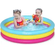 Evajoy 58'' x 13'' Inflatable Kiddie Pool for Kids,Large Dog Pool, Backyard