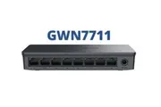 Grandstream GWN7711 Layer 2-Lite Managed Switch, 8 x GigE, Switches for Small-to-Medium Businesses GWN7711