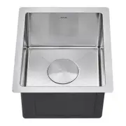 ZUHNË Undermount Kitchen Sinks W/ Strainer + Rack/Protector Grid Stainless