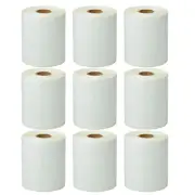 9 Rolls 4X2 Thermal Shipping 750/R Labels 4"X2" for Zebra Eltron Rollo LP 2844