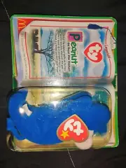 McDonalds Legend Peanut The ROYAL BLUE ELEPHANT TY Beanie Baby 1995 Retired Rare