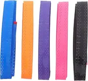 5pcs Badminton Racket Sweat Belt Anti Slip Tennis Grip Tape for Tennis Badminton Fishing Rackets
