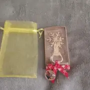 Sliner Metal Christmas Holidays Collectible Gift Gold Bottle Opener Snowflake