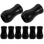 8 Pcs Knob Accessories Blinds Pull Cord Tassel Black Knobs Tassels for