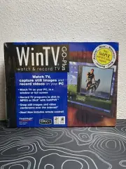 Hauppauge WinTV-Go-Plus Model 1033 Tuner Card Cable Ready Remote CD Install