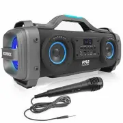 Pyle PBMSPG148 Wireless Portable Bluetooth Boombox Speaker - 800W Rechargeable