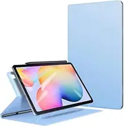 [ZtotopCases] Case for Samsung Galaxy Tab S6 Lite 10.4 Inch 2024/2022/2020, Ultra Slim Smart Magnetic Back with Built-in Pencil Holder for SM-P610N/P613N/P615N/P619N/P620N/P625N, Light Blue