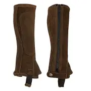 Perris Child Suede Zip Half Chaps