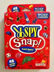 I Spy Snap! Card Game Scholastic Briarpatch 2023 New 48 Jumbo Cards set