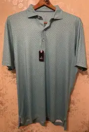 Johnnie-O Featherweight Gallo Polo Caicos Sz M NWT
