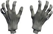 Halloween Horror Props Realistic Zombie Hands Terror Decoration for Party Garden Random Color Plastic Zombie Hands
