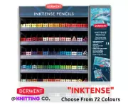 Derwent "Inktense" Water-soluble Colour Pencil Singles - Choose From 72 Colours