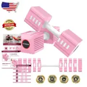 Multi-Weight Adjustable Dumbbells Set of 2 - Perfect for Home and Office Use