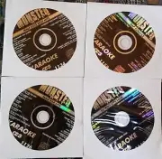 4 KARAOKE CDG DISCS HIP HOP,R&B,URBAN RAP MONSTER HITS DOO WOP DETROIT SOUL !