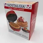 Nostalgia MWF5AQ MyMini Personal Electric Waffle Maker, French Toast, Red