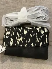 Aimee Kestenberg Unique Static Leather Preston Mini Crossbody Purse, Retail $108