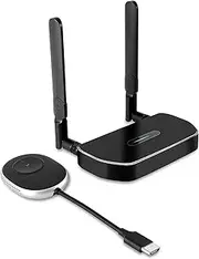 4K Wireless HD Extender | Wireless Video Transmitter and Monitor Adapter for PC - Projector, Wireless Video Transmitter, 4K Wireless Transmission for Streaming Video