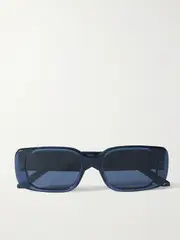 [DIOR Eyewear] DIOR Eyewear - Wildior S2u Rectangular-frame Acetate Sunglasses - Blue - One size One size Blue