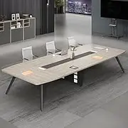 HOLGVE Conference Table, 86.6L X 39.3W Inch Meeting Desk, for 6-8, Large Computer Desk for Office, Rectangle Seminar Table