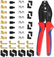 Zhushan Spark Plug Wire Crimping Tool Kit, Ratchet Spark Plug Crimper Diameter