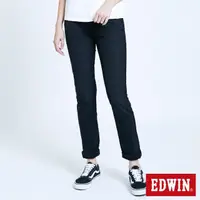 在飛比找momo購物網優惠-【EDWIN】女裝 JERSEYS迦績EJ3超彈中直筒牛仔褲