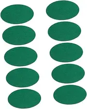 Mipcase Hockey Accessories 10pcs Pusher Pads Mallet Pad Felt for Air Hockey Table User-Friendly