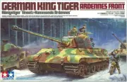 TAMIYA 1/35 Military Miniature No.252 GERMAN KING TIGER ARDENNES FRONT JAPAN81