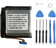 MINSHI Compatible with Battery for Watch 4 Classic SM-R890 Battery3.88V350mAh Replacement Battery UL Certification with Repair Battery Complimentary Tools 2025EBG