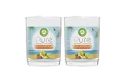 2PK Air Wick Pure Natural Wonders Scented Candle Great Barrier Reef Home Decor