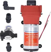 Brilluxa Diaphragm Pump, 12V Self Priming Water Pump Large Torque Leak Proof for Cleaning Machine Yacht RV Applications