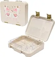 My Family Easy Clean Bento Lunchbox – Leakproof, Durable, BPA-Free & Kid-Friendly- Dishwasher Safe- Llama